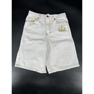 Old Skool Jean Men's Size 16  White Jeans‎ Skater Y2K Streetwear Shorts